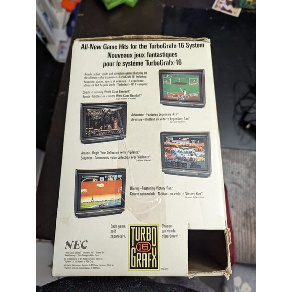 NEC TurboGrafx Turbo Grafx 16 TG16 Console In Box Nice - Picture 7 of 8